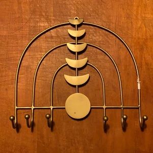 🌖🌿 Fleetwood Mac Moon Girl Gold Key Ring Christian Girl Autumn 🔑🌙